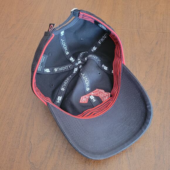 New Era Black Red Cincinnati Reds Womens 9TWENTY Hat Cap one size fits most New - Picture 8 of 10